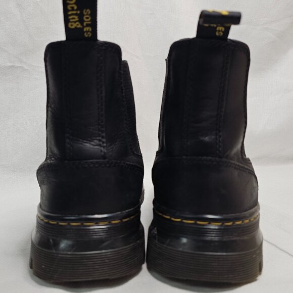 Doc Dr. Martens Air Wair Embury Leather Chelsea Boots Black Men 9 - Women 10 - Picture 5 of 14